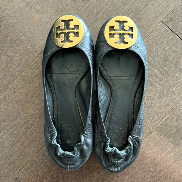 Tory Burch Leather Flats, size 5 - Picture 3 of 5